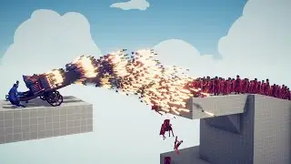 3x GOD HWACHA vs 100x UNITS - Totally Accurate Battle Simulator TABS