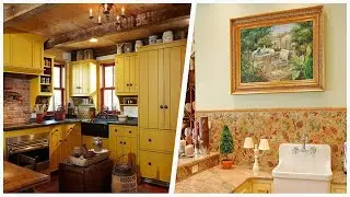 75 Farmhouse Yellow Kitchen Design Ideas You'll Love 😊