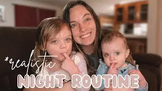 Night Routine with 2 Kids! *Realistic* / young mom