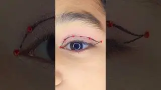 Eye makeup look 😍 New eye makeup idea for girls 😱 #shorts