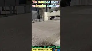 PC diamond sheet extrusion machine 3------0086 137 7626 4189