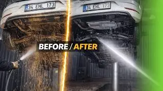 Muddy Renault Megane Deep Clean | Underbody & Exterior Wash on Lift