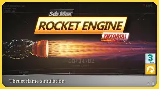 How to make Rocket Engine Fire in #3dsmax #phoenixfd