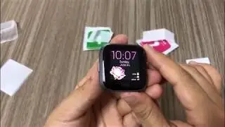 How to Install 3D Full Coverage Tempered Glass Screen Protector for Fitbit Versa