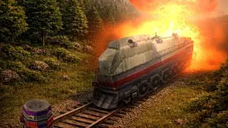 Этот поезд пережил ядерный удар&hellip; Но не этот &mdash; Command & Conquer Generals