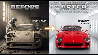 ASMR Car Restoration! Full Restoration of Rosso Corsa Ferrari F40 1989
