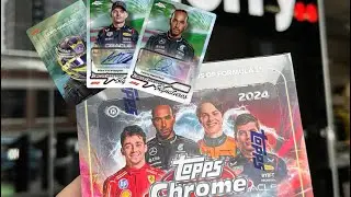 2024 Topps Chrome Formula 1 F1 Qualifying Lap Box!        Lewis Hamilton Green Raywave Refractor /99