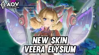 NEW SKIN VEERA ELYSIUM GAMEPLAY - ARENA OF VALOR
