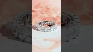 Glittering radiant diamond eternity band! #weddingring