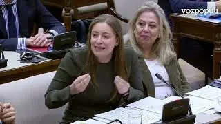 Ester Muñoz explota por las intervenciones contra FEIJÓO en la Comisión de la DANA