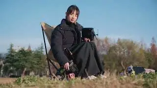 Girl Amazing drone flying skills.