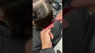 Stacked out layered Bob haircut for fine hair