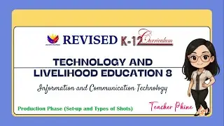 TLE 8   QUARTER 1   WEEK 7   DAY 1  &ldquo;Key Elements During Production Phase&rdquo;  (PART 1)