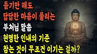 부처님 말씀, 무조건 참는 것이 이기는 게 아닙니다, 나를 지키는 현명한 인내법 | 부처 | 불교 | 인내 | 명상 | 오디오북