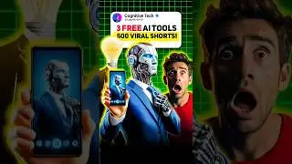 3 FREE AI TOOLS 600 VIRAL SHORTS!#video #viral #reels #trending #instagram