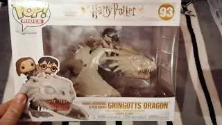 Harry Potter funko haul | unboxing gringotts dragon and yule pops