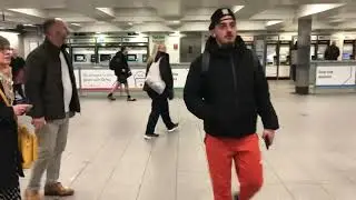 London Victoria Station Full Walk To Train