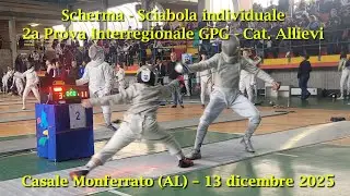 Cat.Allievi - 2a prova di qualificazione interregionale GPG - Casale Monferrato 13 dicembre 2025