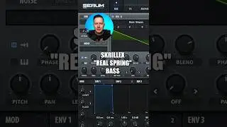 How to: Skrillex &ldquo;Real Spring&rdquo; Bass in Serum #samsmyers #shorts #sounddesign