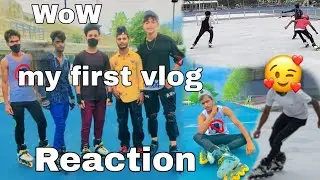 skating masti 🤣😂🤩 my new vlog #youtube  #speed #stunt 😱