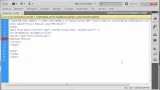 Javascript Hello World - Nederlands