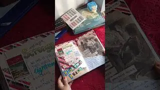 Christmas carol book spread #bookjournaling #booktok #scrapbooking #christmascarol