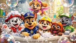 Paw Patrol Bath Time Fun | Cute & Clean Puppy Adventure for Kids