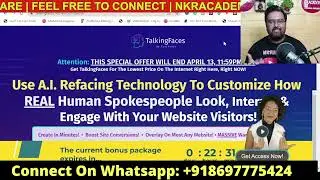 Talking Faces Review | WarriorPlus Special Deal | 🎁 Talking Faces Bonus 🎁 | Talking Faces Demo