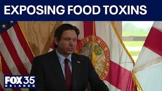 Florida Gov. Ron DeSantis discusses exposing food toxins | Watch live