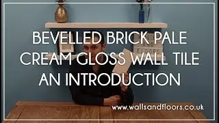 Bevelled Brick Pale Cream Gloss Wall Tile - An Introduction