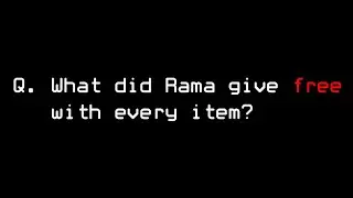 What did Rama give free with every item? AHSEC Class 12 Alternative English 2025