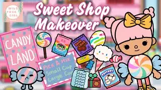 CANDY LAND 🍭 🍬 SWEET SHOP MAKEOVER 💗 TOCA BOCA 🌎