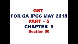 GST FOR CA IPCC MAY 2018 PART 68
