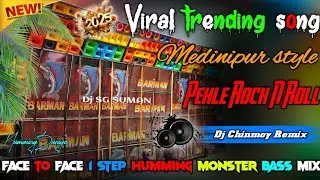 Viral Trending Song || Pehle Rock N Roll || Face To Face 1 Step Humming Monster Bass Mix 2025 || 