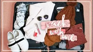 WHAT TO PACK IN A CARRY ON SUITCASE FOR A WINTER VACATION! // Pack With Me