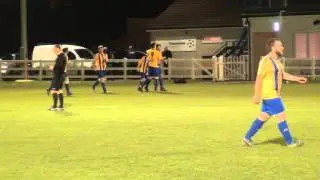 Peter Callow scores for St John's Utd v Union Mills (2-1) 22 March 2016