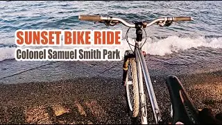 Sunset POV bike ride - Colonel Samuel Smith Park