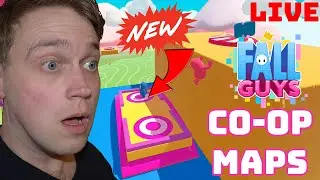 🔴 LIVE - FALL GUYS CO-OP IS HERE! NEW MAPS TO CHECK OUT
