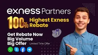 Exness Rebate Cashback get up to 25$ back on every standard lot trade!