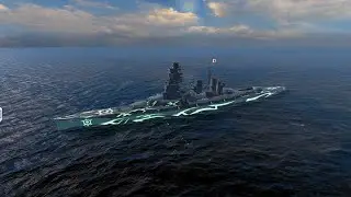 ARP Kirishima Tier 5 🇯🇵 premium battleship gameplays - World of Warships Blitz