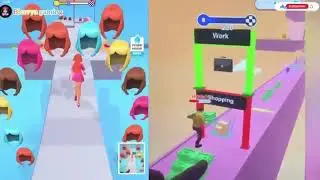 Hair Challenge vs Money Rush 3D (iOS,Android) All Level - New Max Levels Mobile Gameplay IOHJBN