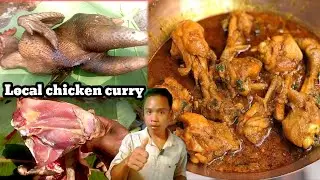 tasty 😋 Local chicken recipe curry cooking 🧑&zwj;🍳local style 