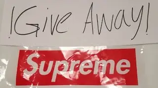 Supreme giveaway!!!