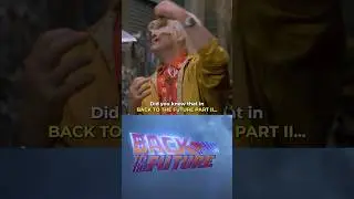 Did you know that in BACK TO THE FUTURE PART II...