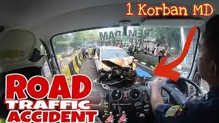 Meluncur TKP Lakalantas Jl Pramuka Raya