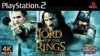 The Lord Of The Rings - The Two Towers. Ps2 Full Game Playthrough 4K