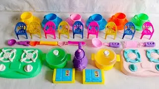 4 Minutes Satisfying with Unboxing Pink Princess House Toys Play Set Review Toys | ASMR