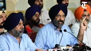 Manjinder Singh Sirsa holding press conference after war of words with Paramjit Singh Sarna