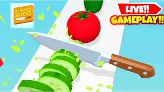 LIVE | Perfect Slice Gameplay Satisfying Cuts 🔪#shorts #shortsfeed #gaming #viral
