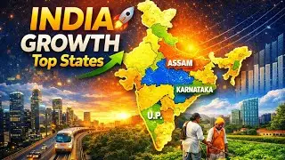 India Growth 🚀 Top States | Last 5 Years Ka Sabse Bada Badlav | Assam, UP, Karnataka
